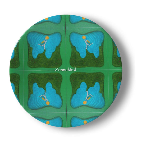 OK291. Zonnekind. Product: Bord van Porcelein. In oplage.