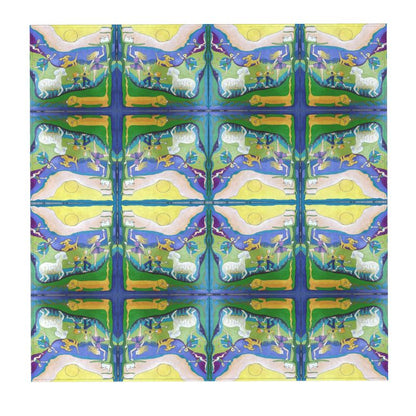 OK313. Rugs. Vloerkleed. Midden in de zomer.