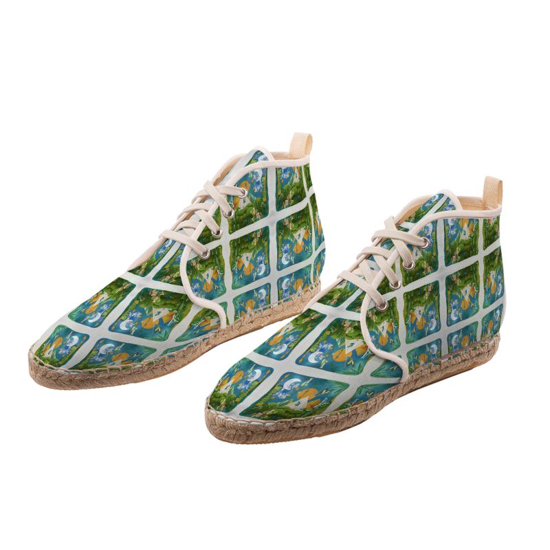 OG134.Hoge Espadrilles: Zen.