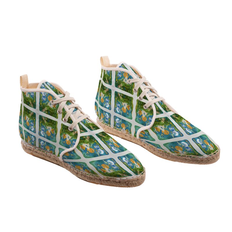 OG134.Hoge Espadrilles: Zen.