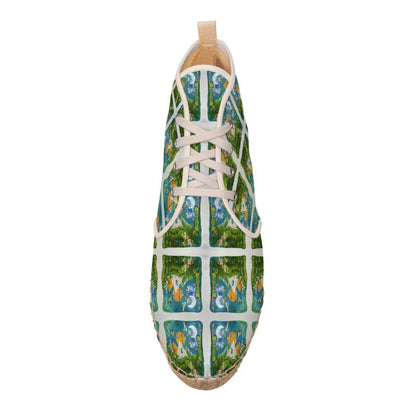 OG134.Hoge Espadrilles: Zen.