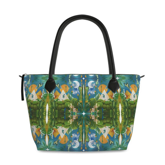 OG134. Zip Top Handbag. Zen.