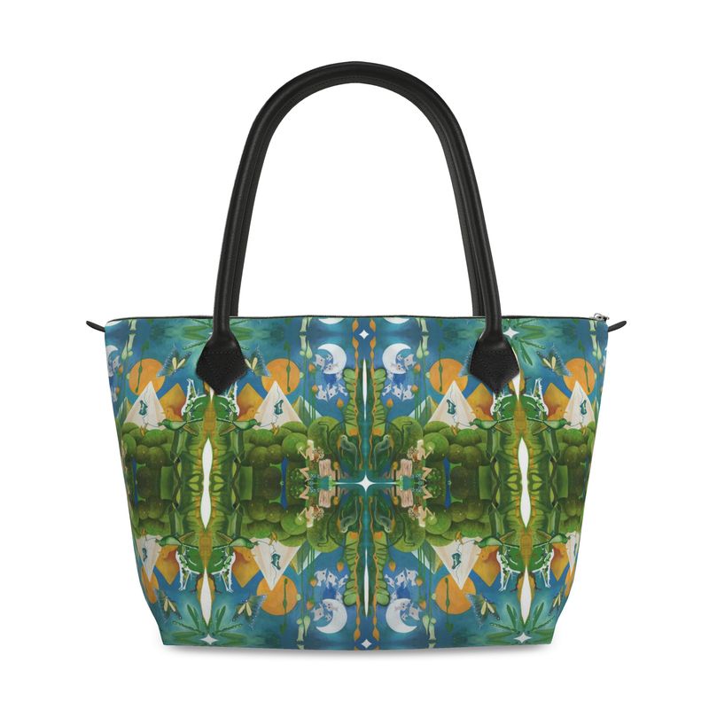 OG134. Zip Top Handbag. Zen.