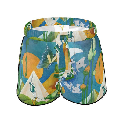 OG134. Luxe Silk Pyjamashort Dames. Zen. ID:3071.