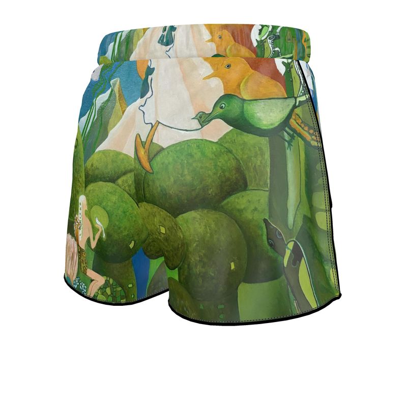 OG134. Luxe Silk Pyjamashort Dames. Zen. ID:3071.