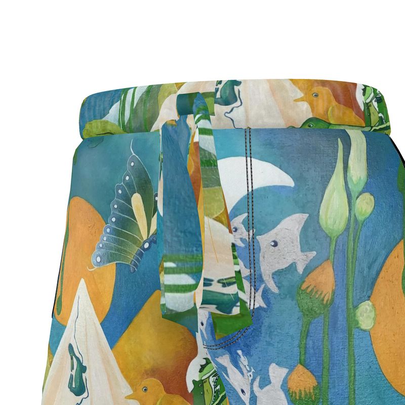 OG134. Luxe Silk Pyjamashort Dames. Zen. ID:3071.