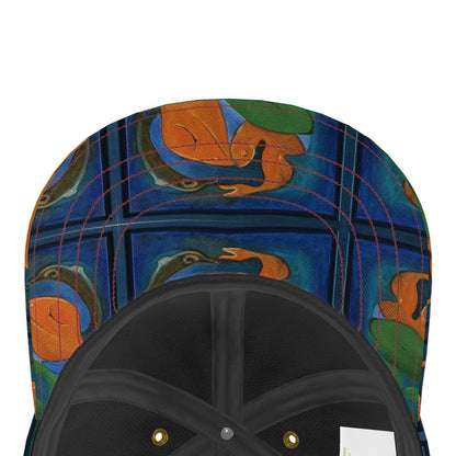 OK265. Baseball Cap.no.1: Visjes en Dolfijnen.