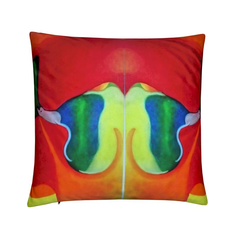 OG130. Pillow.Zacht Fluwelen Kussen. Nieuw Leven.