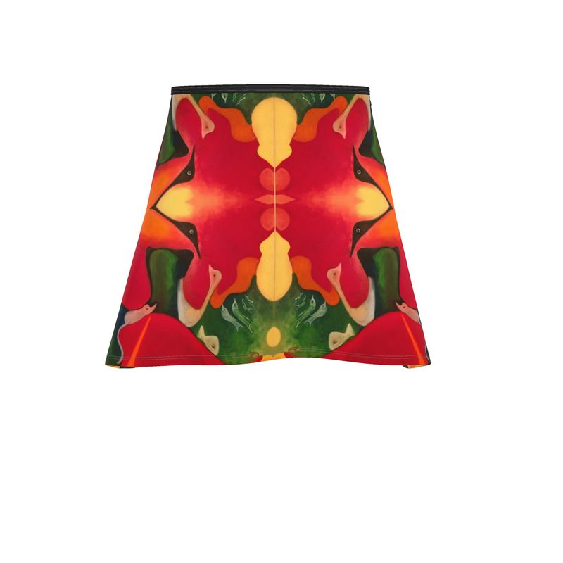 OG130. Uitlopend skate rokje. Flared Skirt. ID: 1770.