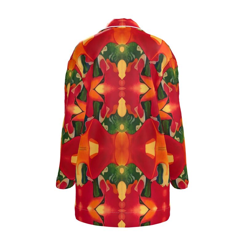 OG130. Luxe Pyjamashirt Dames: Nieuw Leven. ID:3069.