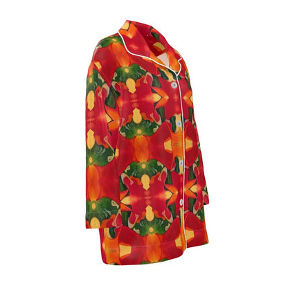 OG130. Luxe Pyjamashirt Dames: Nieuw Leven. ID:3069.