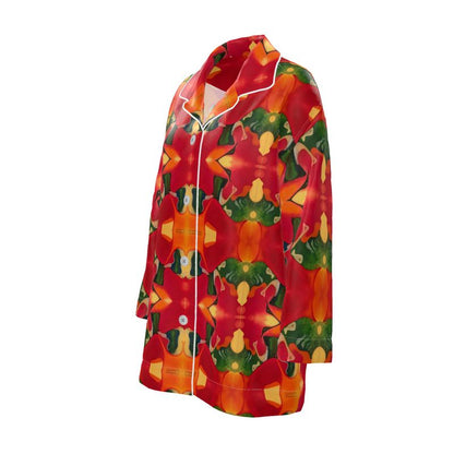 OG130. Luxe Pyjamashirt Dames: Nieuw Leven. ID:3069.