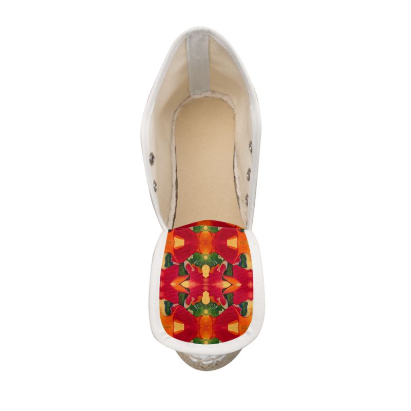OG130. Dames Espadrilles Sleehak: Nieuw Leven: ID:2798.