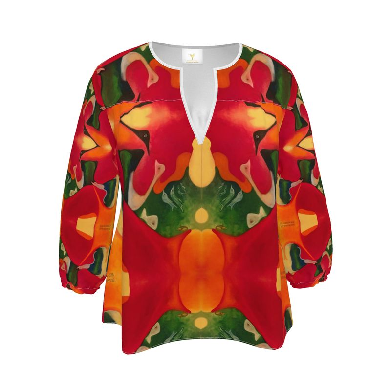 OG130. Damesblouse: Nieuw Leven. ID:2838.