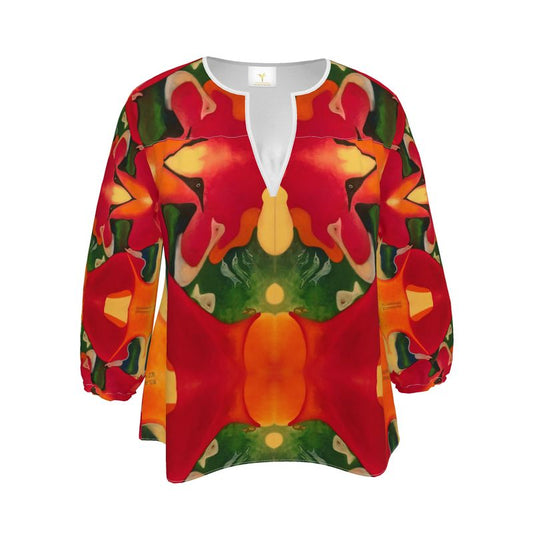 OG130. Damesblouse: Nieuw Leven. ID:2838.
