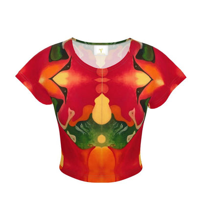 OG130. Dames Crop Top: Nieuw Leven. ID:3144.