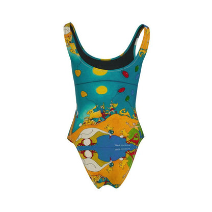 OK214. Swimsuit. Badpak: Ballonnenoptocht . ID: 1669.