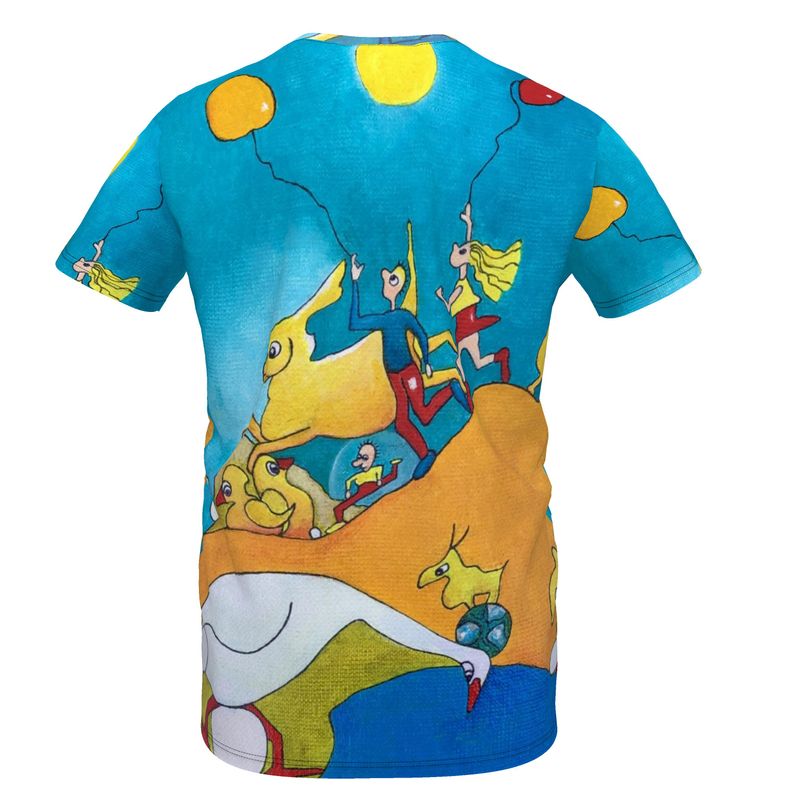 OK214. Girls Premium T-Shirt Balonnenoptocht 13. ID:2995.