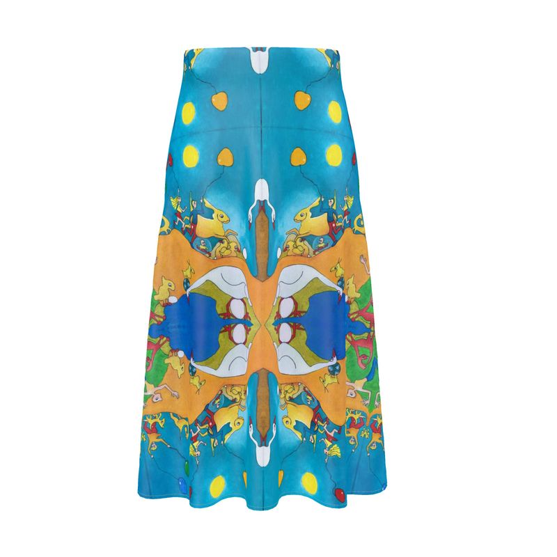 OK214. Midi Rok: ballonnenoptocht. ID:3088.