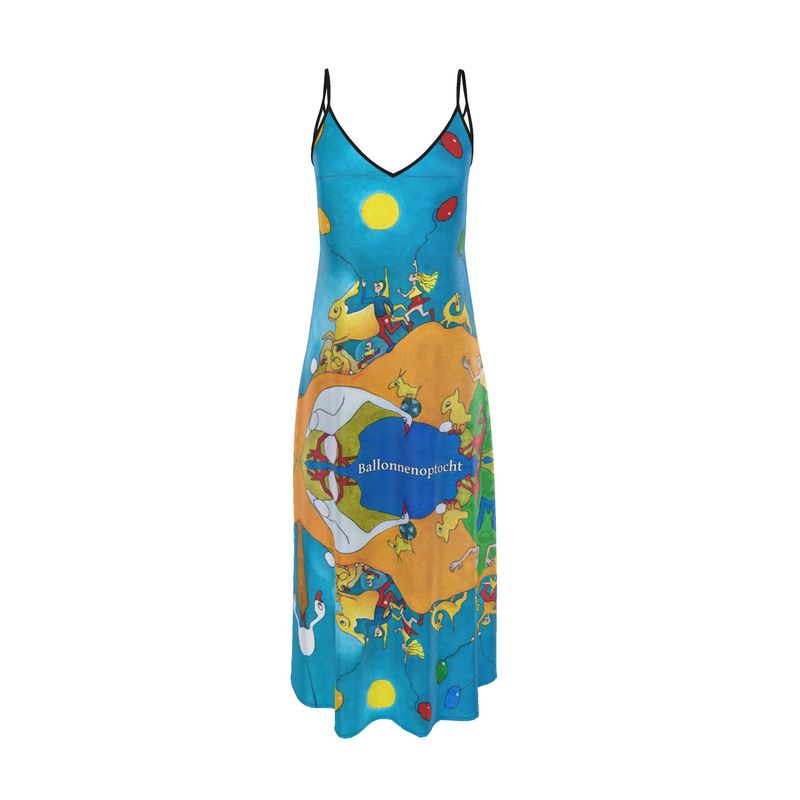 OK214. Slipdress; Ballonnenoptocht. ID:2821.