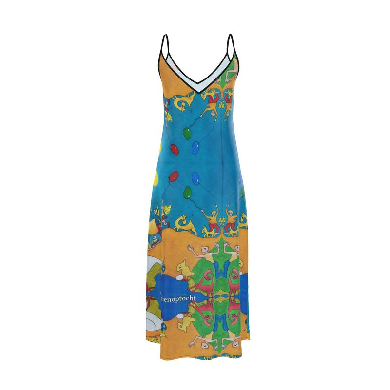 OK214. Slipdress; Ballonnenoptocht. ID:2821.
