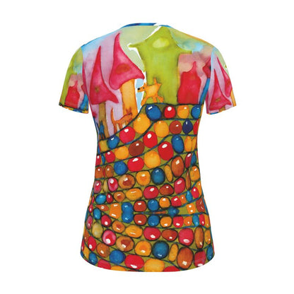 AQP534. Dames T-shirt. Lekker Anders. ID:3025.