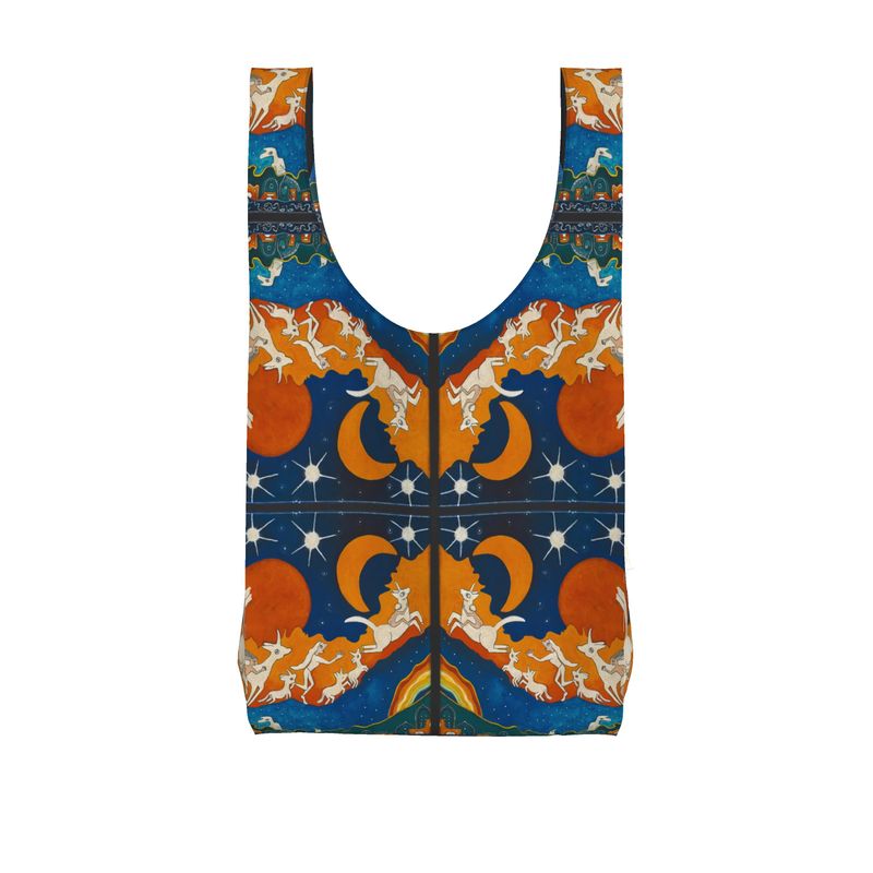 OK312. Parachute Opvouwbare Tas: Hemelleven. ID:3049.