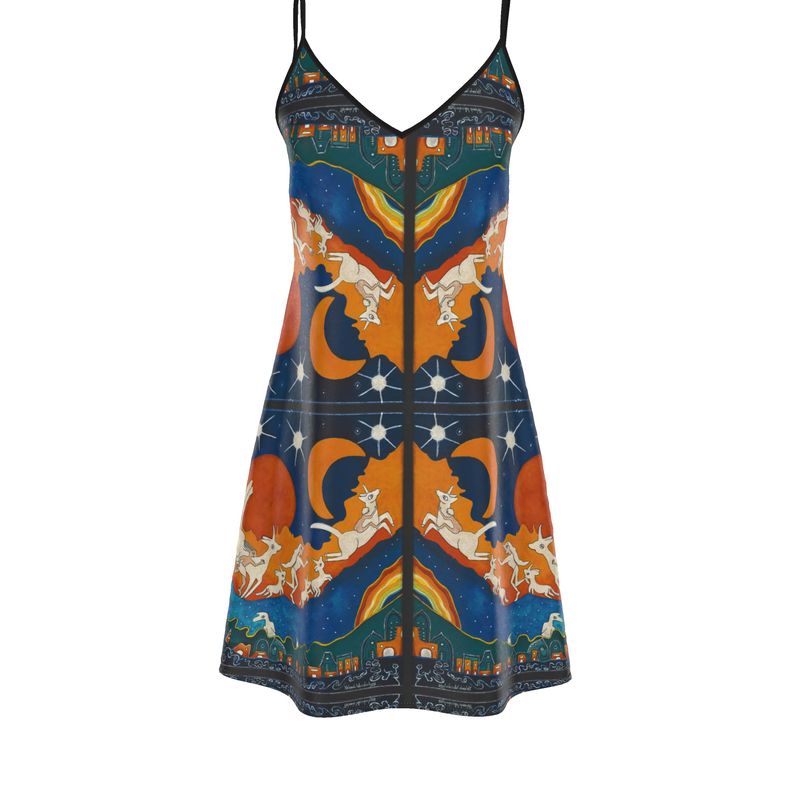 OK312. Slipdress. Hemelleven. ID:3120.