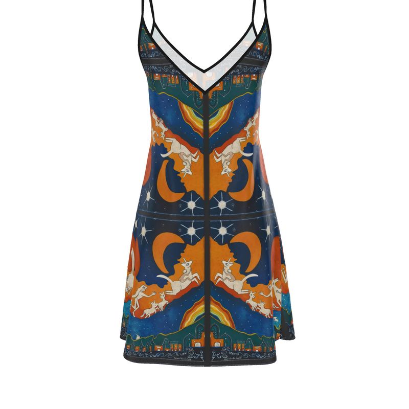 OK312. Slipdress. Hemelleven. ID:3120.