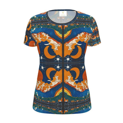 OK312. Dames T-shirt. Hemelleven. ID:3025.