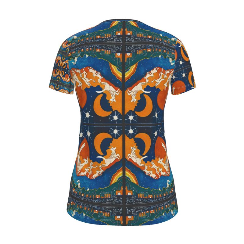 OK312. Dames T-shirt. Hemelleven. ID:3025.