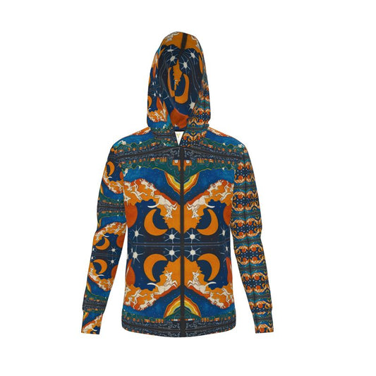 OK312. Trui met capuchon. Hemelleven. ID: 1672.