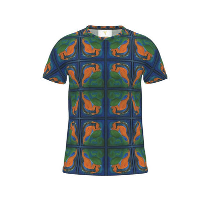 OK265. Gepersonaliseerd T-shirt Op Maat: Visjes en dolfijnen.
