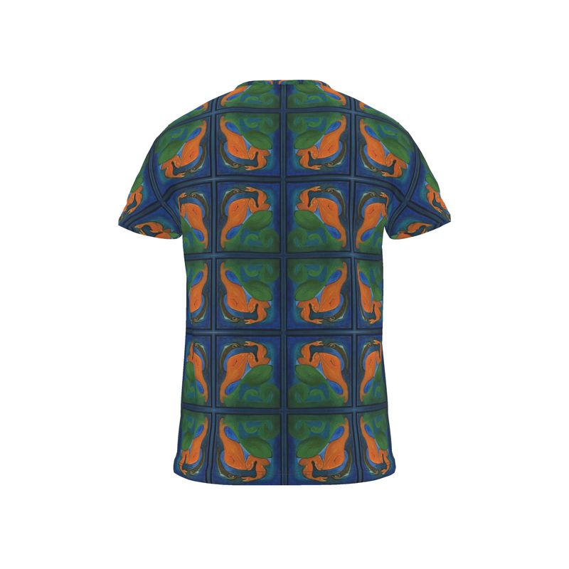 OK265. Gepersonaliseerd T-shirt Op Maat: Visjes en dolfijnen.