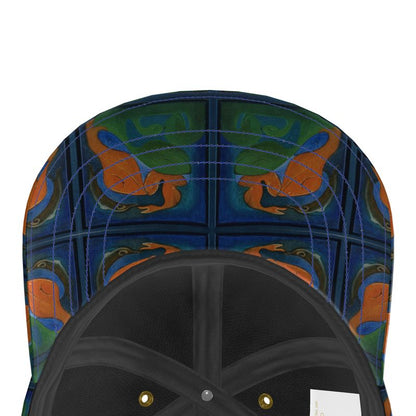OK 265. Silk Baseball Cap No.2: Visjes en dolfijnen