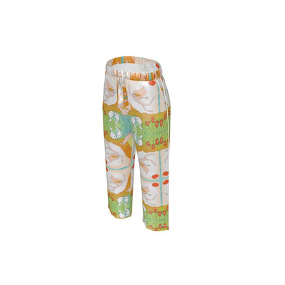 OK322. Luxe Pyjamabroek Dames: Womens Luxury Pyama Trousers: ID: 3070