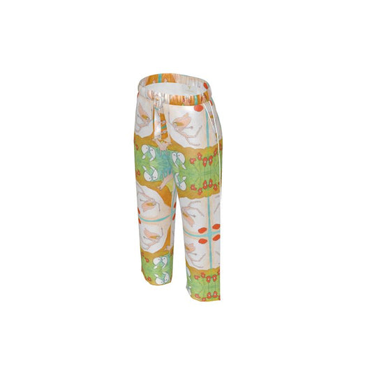 OK322. Luxe Pyjamabroek Dames: Womens Luxury Pyama Trousers: ID: 3070
