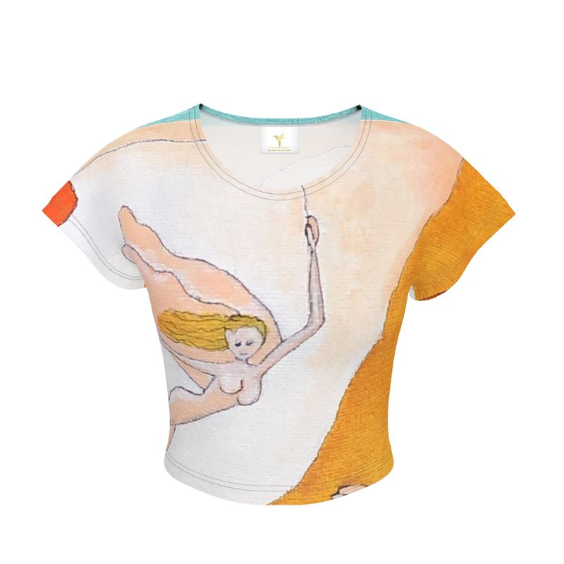 OK322. Dames Crop Top: Trust in the Universe. ID: 3144