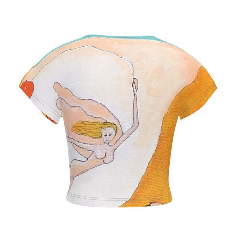 OK322. Dames Crop Top: Trust in the Universe. ID: 3144