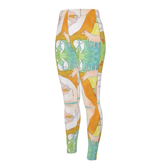 Leggings met hoge taille