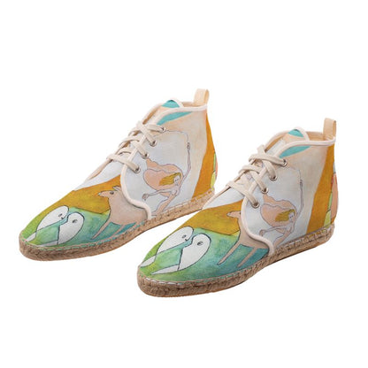 OK322. Hoge Espadrilles: Trust in the Universe. ID:2813.