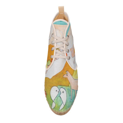 OK322. Hoge Espadrilles: Trust in the Universe. ID:2813.