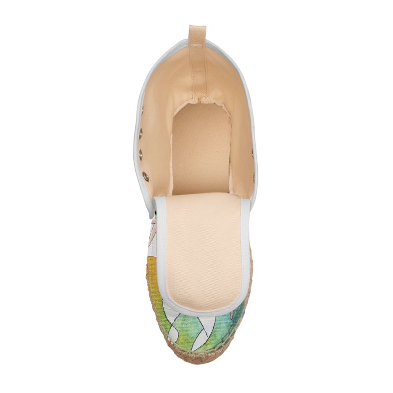 OK322. Hoge Espadrilles: Trust in the Universe. ID:2813.