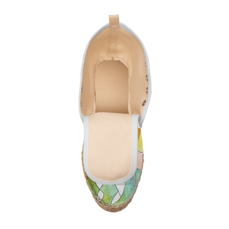 OK322. Hoge Espadrilles: Trust in the Universe. ID:2813.