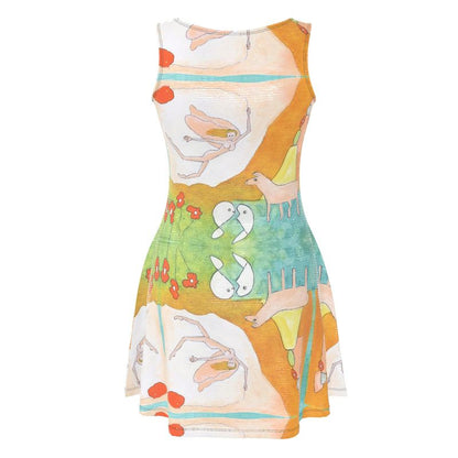 OK322. Skater Dress: Trust in the Universe. ID:1614.