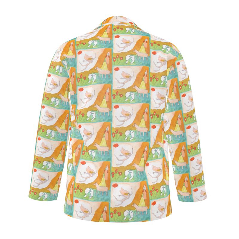 OK322. Mens Luxury Pyama Shirt: Trust in the Universe.