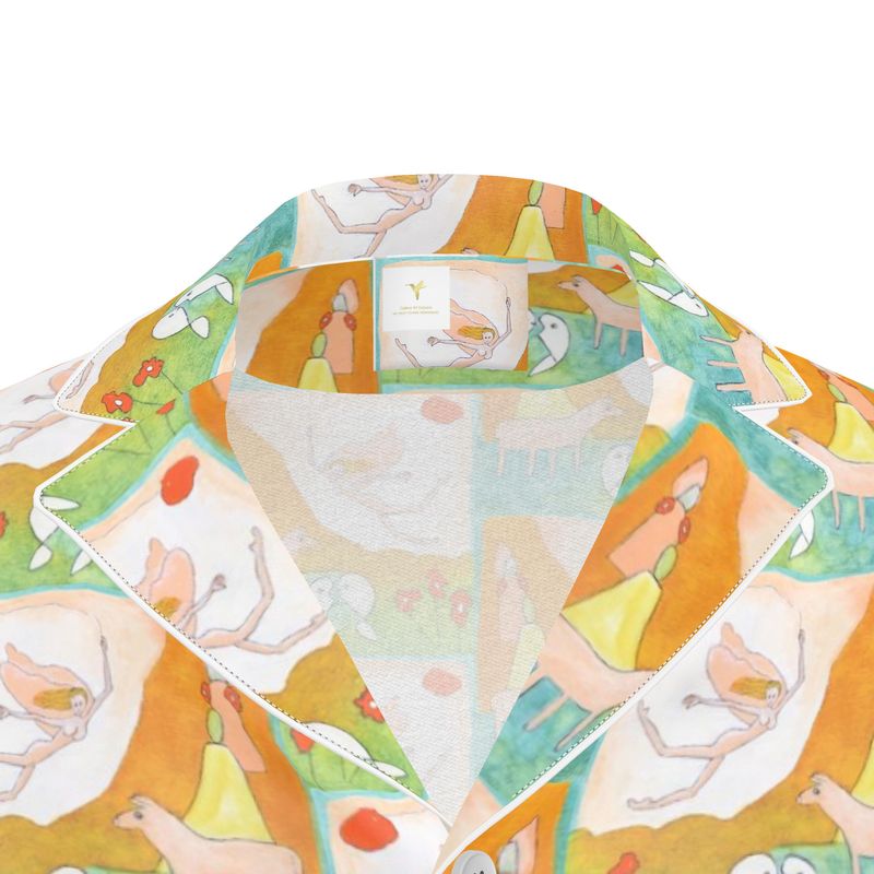 OK322. Mens Luxury Pyama Shirt: Trust in the Universe.