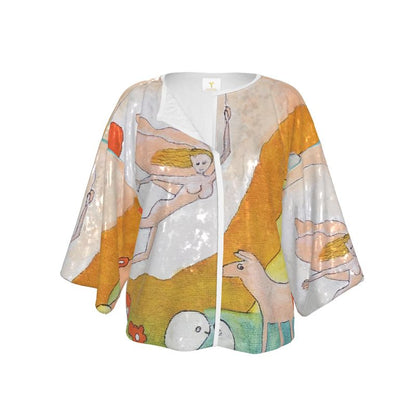 OK322. Kimono Jacket: Trust in the Universe. ID: 2827.