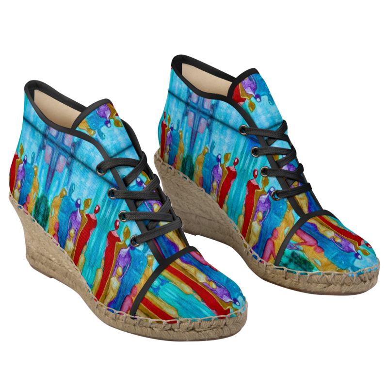 Dames Espadrilles Sleehak