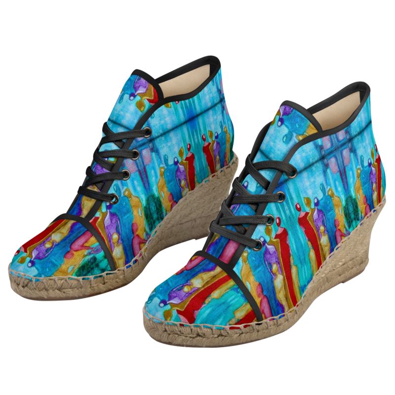 Dames Espadrilles Sleehak